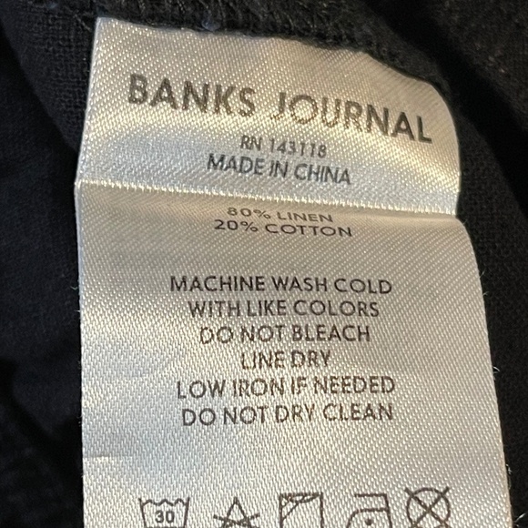 Banks Journal Boundry Mens Walkshort, Dirty Black, Large - NWT - Picture 3 of 5